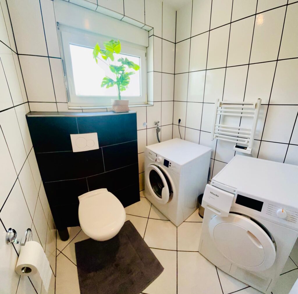 Badezimmer Detailansicht – Ferienwohnung RheingauWinkel47 Oestrich-Winkel